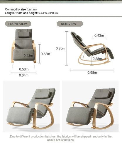 Oak Wood Rocking Chairs Grey Armchair Relax Rocking Swinging Chair Cheap Rocking Chairs