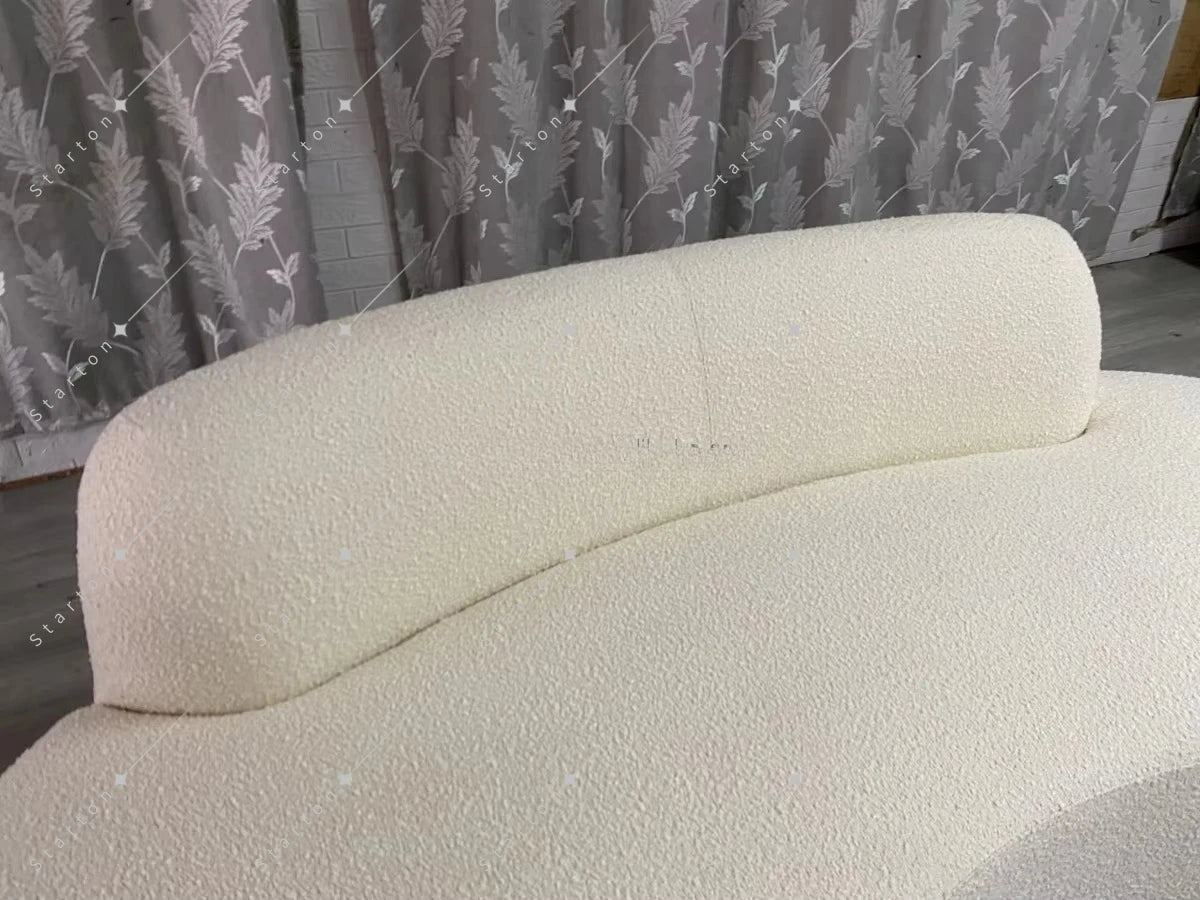 Curved Couches Luxury Lounge Suite Sets Luxurious Modern 3 Seater Upholstered Furniture Curved Sofa for Living Room