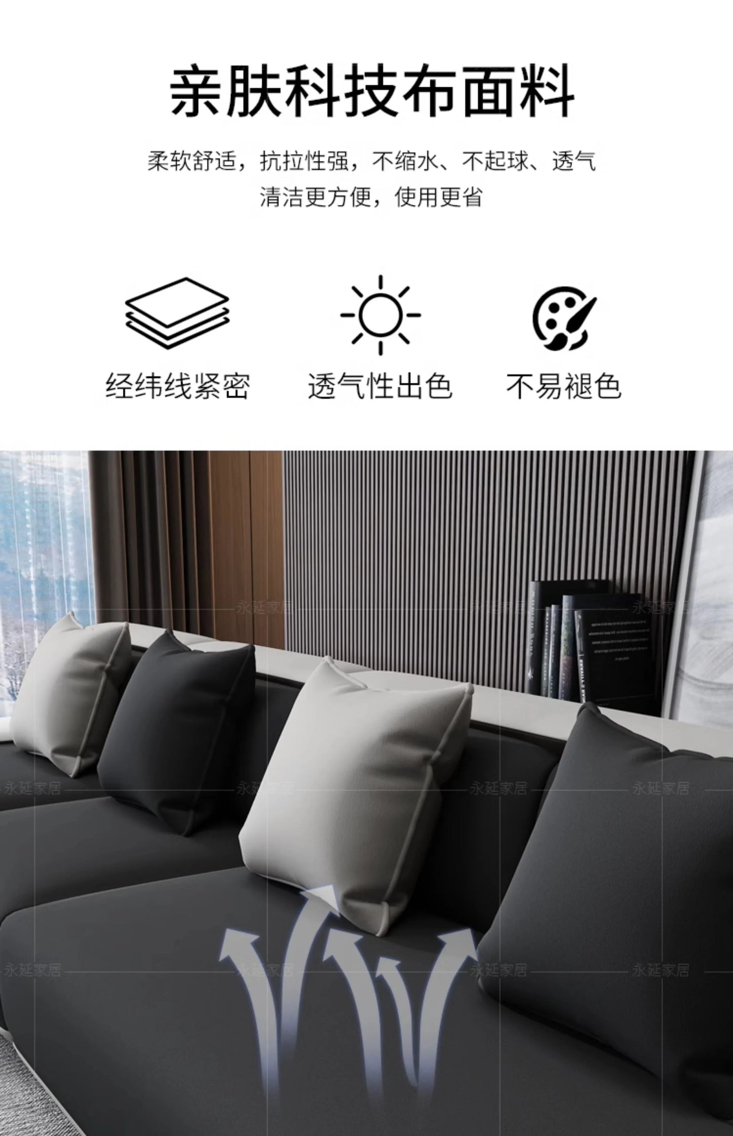 / Customizable Modern Concise Style Office Reception Waiting Sofa Set Leather Reclining Sofa