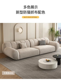 Fabric Living Room Sofas Modern Minimalist Sectional Modular Sofa Elegant Comfortable Canape  De Luxe Nordic Furniture