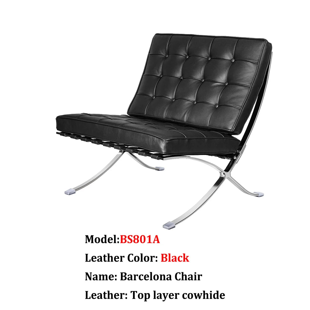 EU Stock BS801A Nordic Style Leisure Sofa Folding Sofa Chair for Living Room Fashion Simple High-end Home Office Furniture