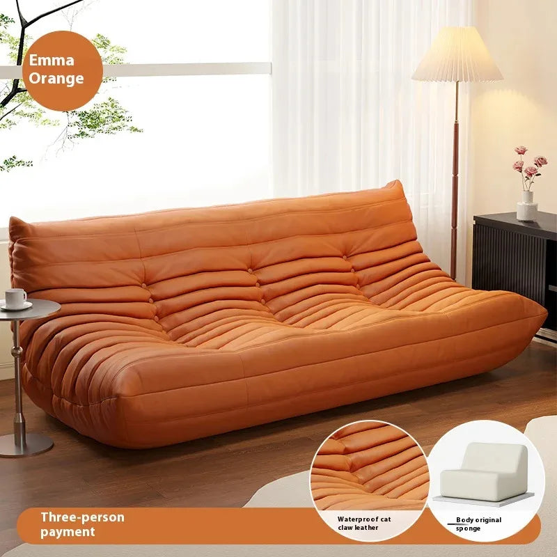 Modern Double Lazy Sofa Living Room Minimalist Relaxing Recliner Sofa Puff Comfortable Salas Y Sofas Muebles Rooam Decor