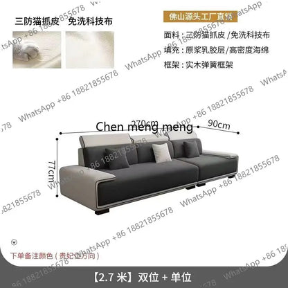 a55 Luxury Sectional Sofas Chaise Longue Bed Italian Modern Sofa Living Room Armchair Muebles Para El Hogar Home Furniture