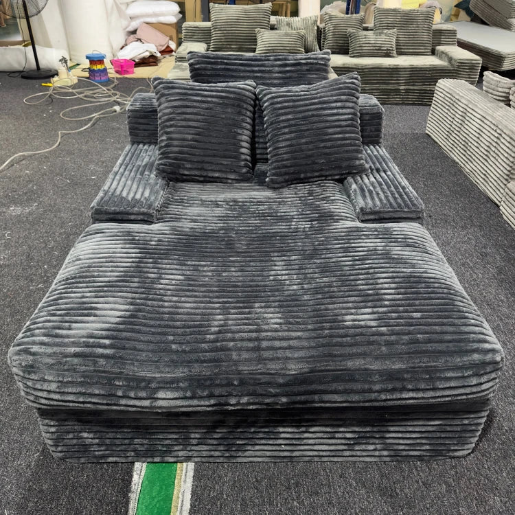 Wholesale Modern Living Room Furniture L-Shaped Sofa Compression Sofa Bed Combination Foam Sofa Compression