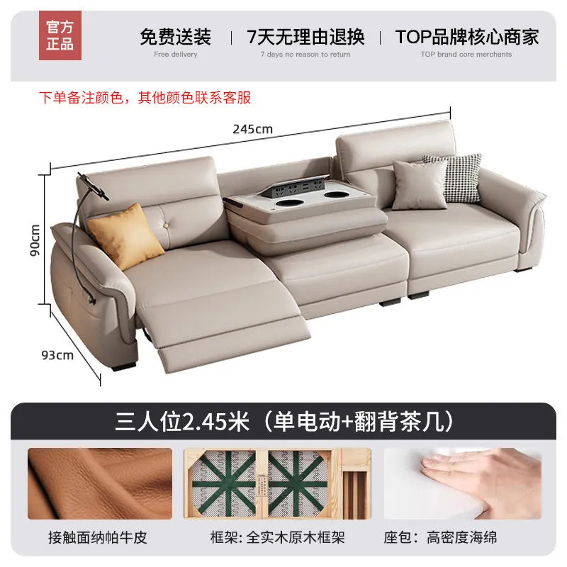 Minimalist Single Electric Sofas Gray European Smart Massage Living Room Sofas Modern Style Sofa Wohnzimmer Furniture For Home