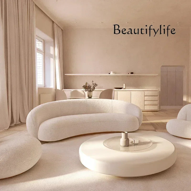 uu High Quality Curved 3 Seater Sofa Adults Waterproof Modern Luxury Christmas Sofa European Seating Divano Letto Home Furniture