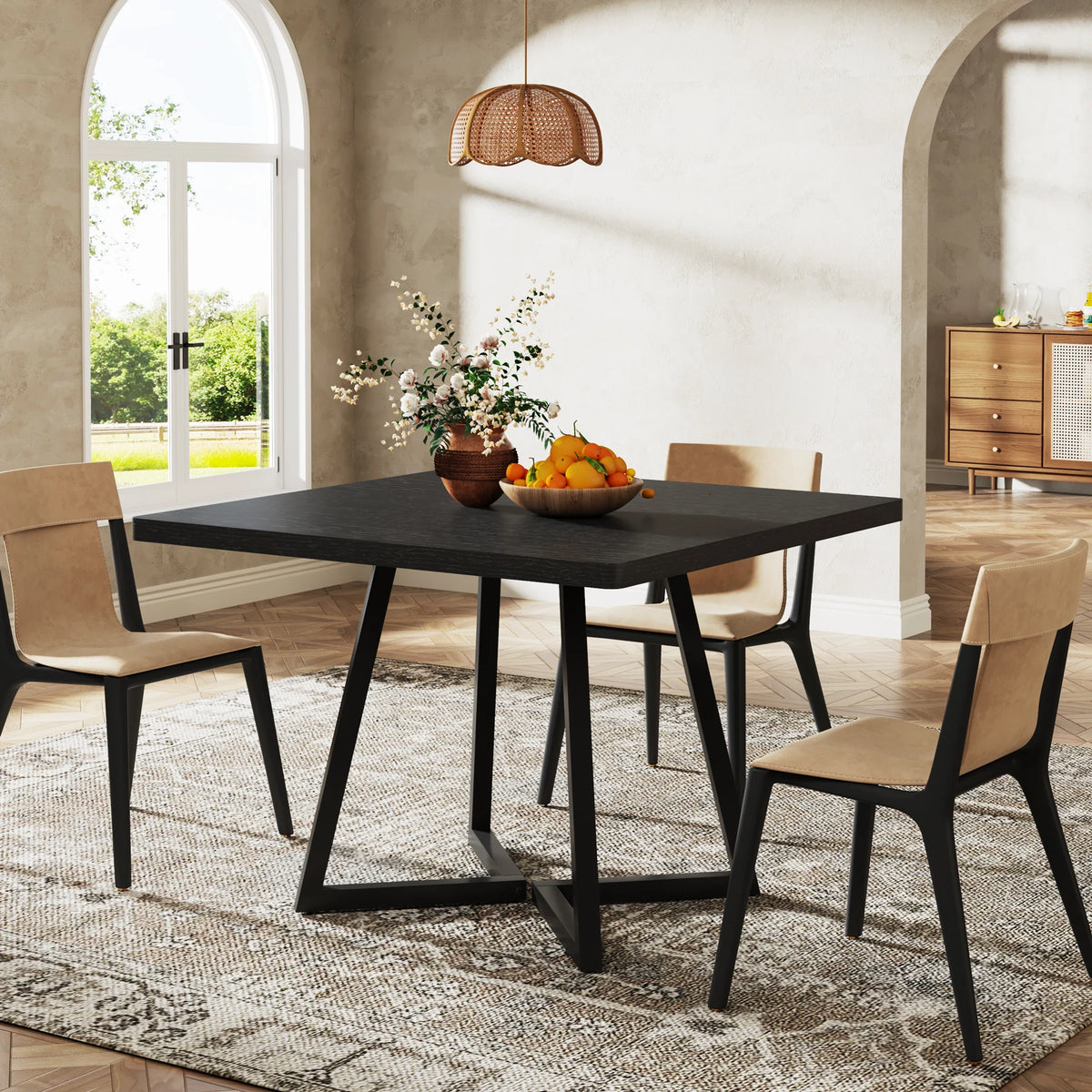 Tribesigns Square Dining Table for 4, 31.5