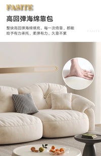 Lounge Living Room Sofas Fabric Minimalist Modern Design Sofa Elegant Comfortable Kanapy