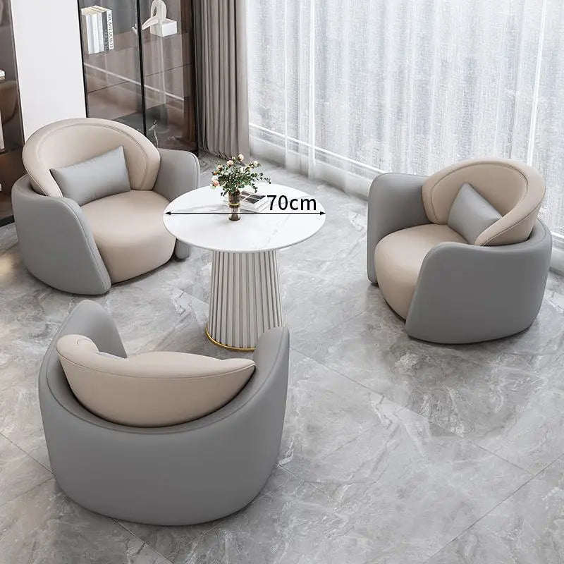 Light luxury hotel beauty salon meeting sofa coffee table combination rest area reception area sales office sofa negotiation