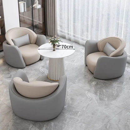 Light luxury hotel beauty salon meeting sofa coffee table combination rest area reception area sales office sofa negotiation