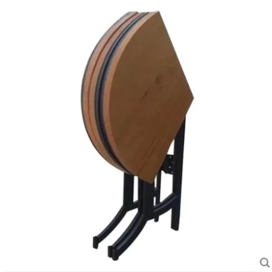 Solid wood foldable dining table