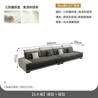 Lounge Sectional Sofas Chaise Longue Bed Italian Modern Sofa Living Room Armchair Trendy Minimalist Divano Unique Furniture