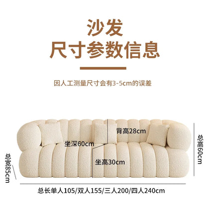 Modern Nordic Living Room Sofas Salon Floor Lounge Italian Relaxing Lazy Sofa Designer Woonkamer Banken Interior Decoration