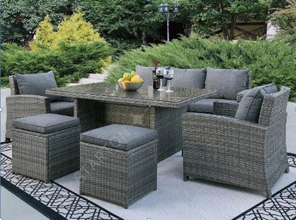 Cnlf Simple Design Hot Sale Outdoor Furniture Courtyard Leisure Rattan Sofa