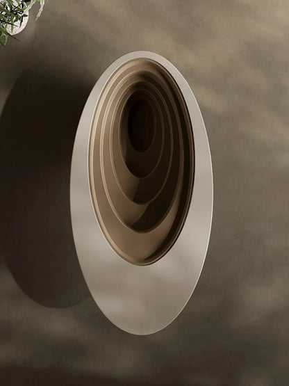 z. * Abyss table basse salon ménage petit appartement lumière luxe moderne ovale table basse en verre