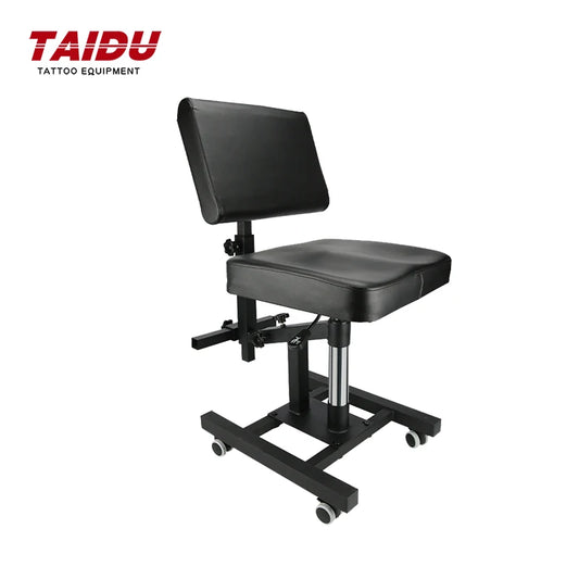 TAIDU 2025 Newest Multi Functional Tattoo Bench Air Pressure Lifting  Back Adjustable Tattoo Chair Steel Frame Salon Chairs