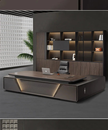 Luxury L Shaped OfficeDesks Home Office Writing Desk Modern Computer Desks With Drawers Mid Century Executive Desk Accessories