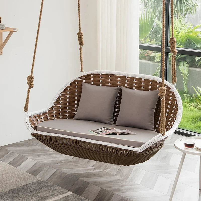 Hanging basket chair indoor swing household hanging hammock rocking balcony Internet celebrity swing hanging