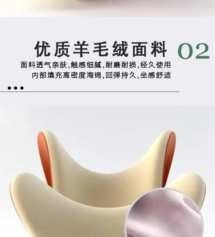 Nordic creative love FRP living room recliner model room special-shaped fabric single chair leisure chair