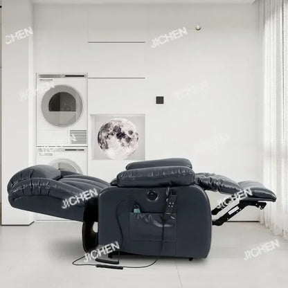 ZQ Dual Motor Sleeper Chair With Massage And Heating Functions Suitable For The Elderly Unlimited Electric Lift Chair, Flat Lyin