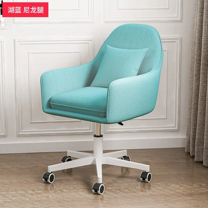 Computer Chair Nordic Household Comfortable Office Chair Bedroom Furniture Designer Backrest Study Swivel Pulley Gaming Chair