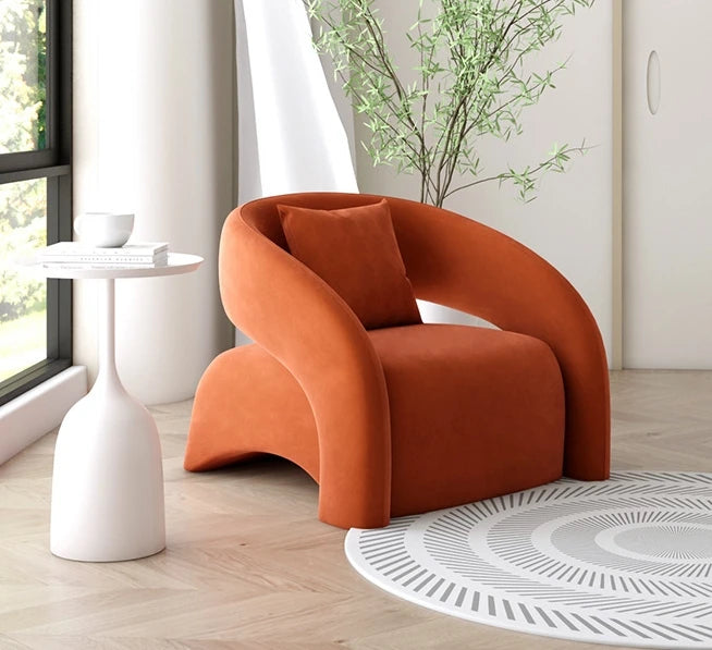 Living Room Lazy Single Sofa Leisure Balcony Chair Small House Lazy Chair