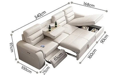 *-/2025  Italian Modern Luxury Leather Recliner Sofa Electric Reclining Sofa Living Room Furniture