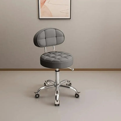 Adjustable Nail, Makeup, Hairdressing Shop, Student Stool, Beauty Salon Special Stool, Roller Bar Chair