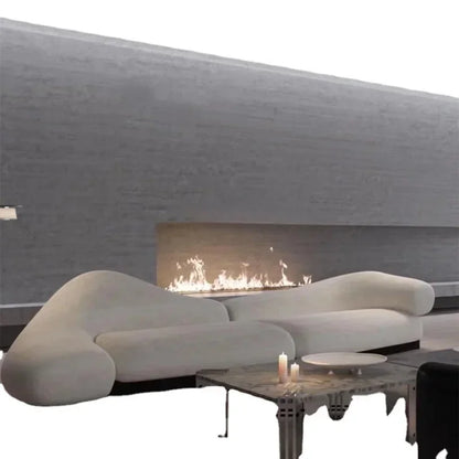 Velvet Nordic Special-shaped Living Room Sofas Italian Fabric Sofas Creative Cloud Curved Sofas Living Room Furniture  v