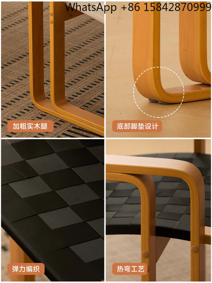 Medieval designer solid wood armrest dining chair
