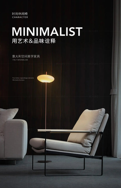 Leisure Complete Cushion Chair Living Room Leather Unique Lazy Makeup Chair Reading Design Throne Woonkamer Stoelen Decor