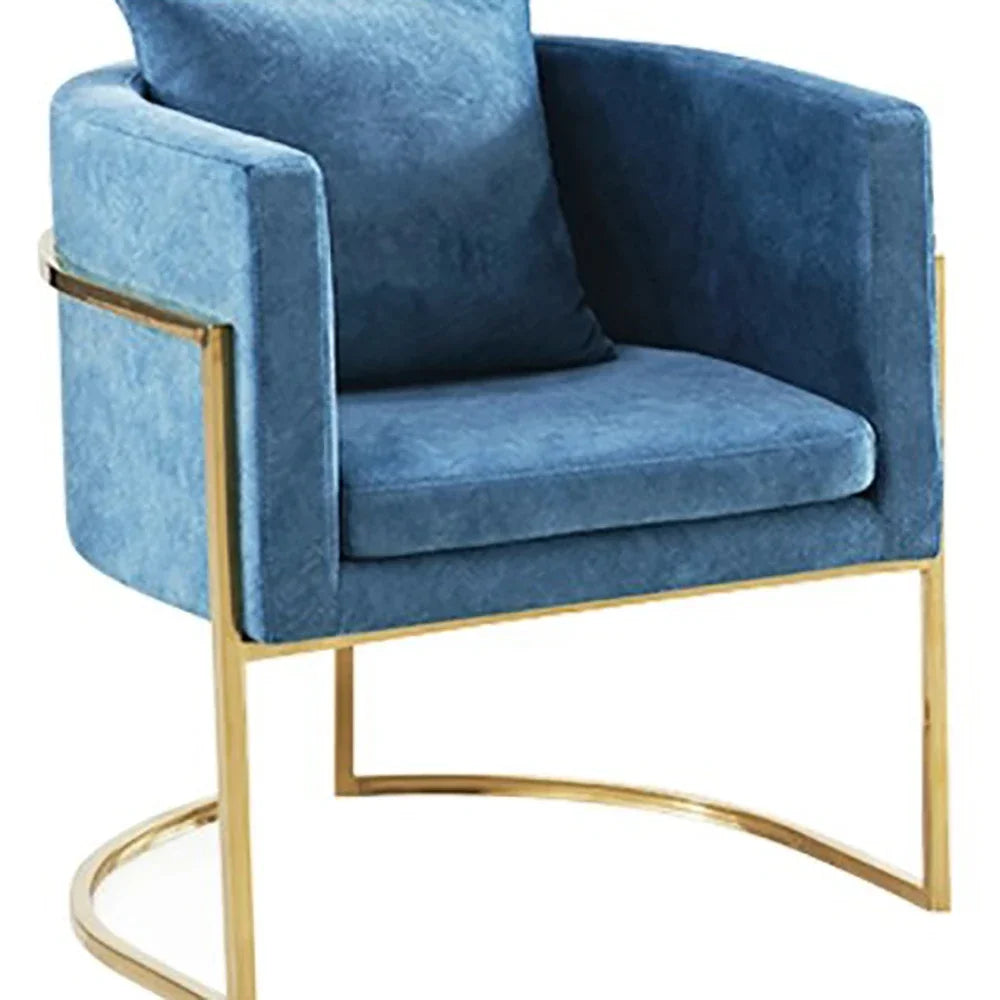 Fauteuil simple moderne pour salon, ensemble de meubles de salon, fauteuil de luxe en velours pour salon