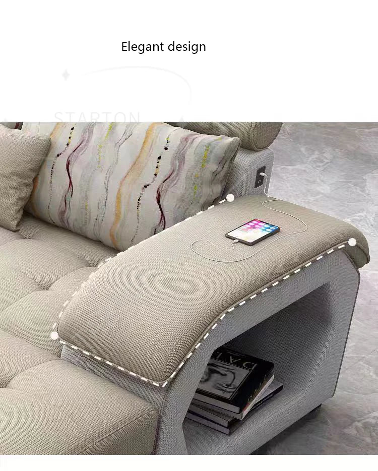 Nordic Italy Leather Lounge Genuine Leather Sectional Big Sofa l Shape Living Room Sofas Leather Luxury Corner Furniture