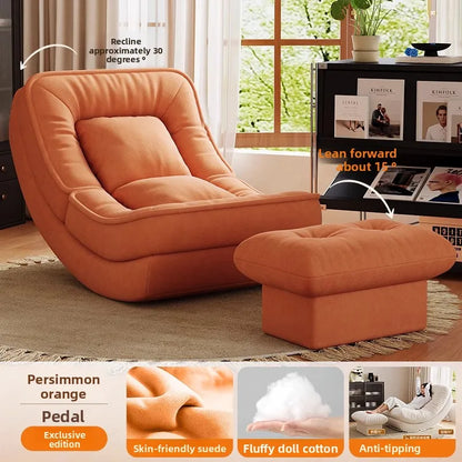 Moon Kennel Rocking Chair Reclining Chair Adults Sleeping Lazy Sofa Chair Balcony Home Lounge Chair