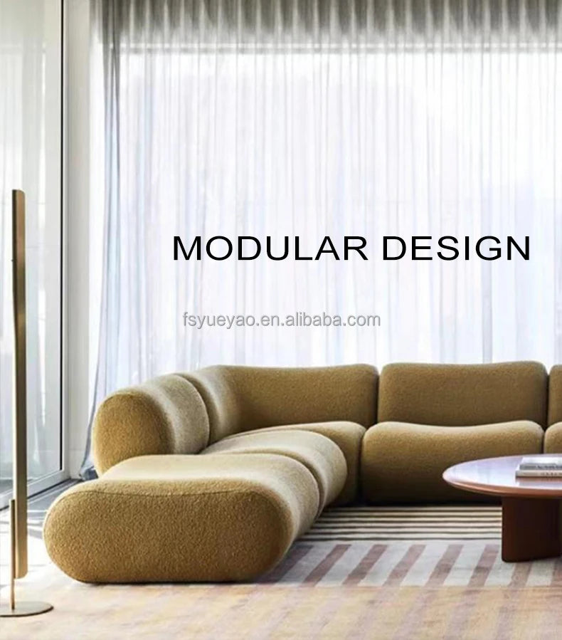 Vacuum compression sofa hot-selling style modular sofa living room sponge sofa