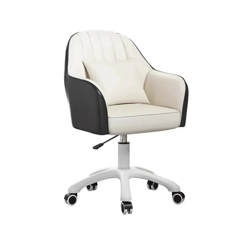 Nordic Home Computer Chair Office  Book Desk Chair Sliding Wheelchair Dormitory Lifting Chair Sofa Comfortable Bedroom
