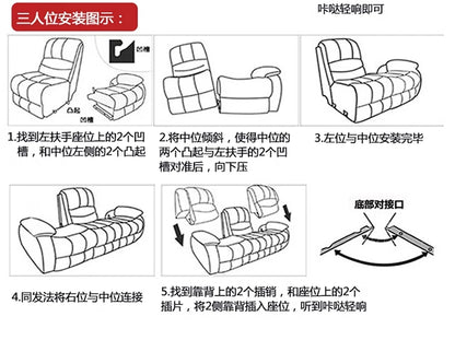Minimalist Modern Sofa Electric Adults Cushion Comfortable Double Sofa Floor Apartment Divani Da Soggiorno Home Accessories