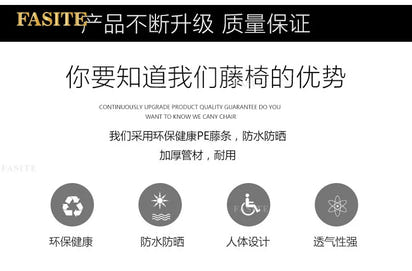 Outdoor round rattan sofa combination garden courtyard semi-circular rattan chair  hotel curved living room sofa