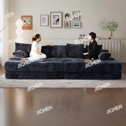 Bed Luxury European Sofa Armrest Adults Villa Floor Vacuum Compressed Couch Living Room Recliner Divano Sottovuoto Furniture