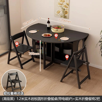 Waterproof Chair Dining Table Breakfast Modern Chair Side Dining Table Space Savers Round Set Sala Da Pranzo Home Furnitures