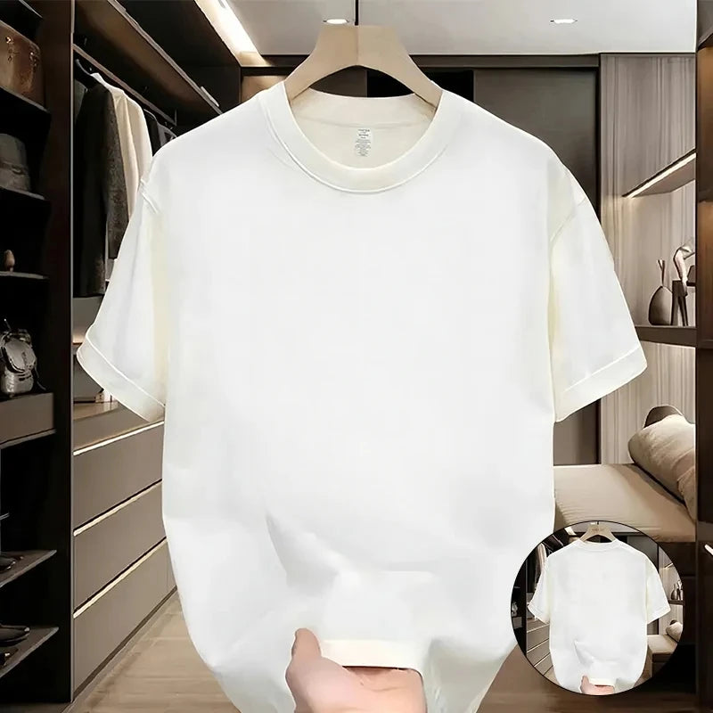 Trendy and Creative Letter Print Short-sleeved T-shirt, Unisex and Versatile Top, Fashionable and Eye-catching