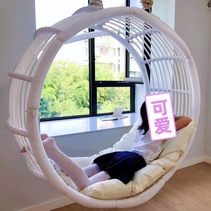Interior and exterior swings for household balcony hammock outdoor imitation rattan chair round cradle chair hanging chair