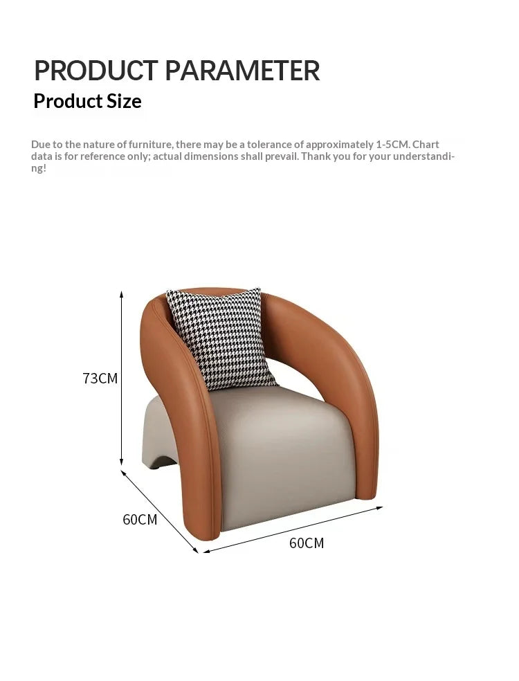 Living Room Chairs Modern Upholstered Armchair Accent Lounge Chair Comfortable Home Furniture Hotel Lobby Reception Salon