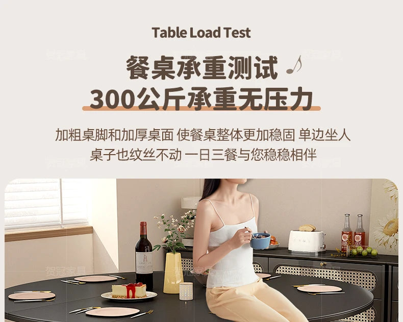 Waterproof Chair Dining Table Breakfast Modern Chair Side Dining Table Space Savers Round Set Sala Da Pranzo Home Furnitures