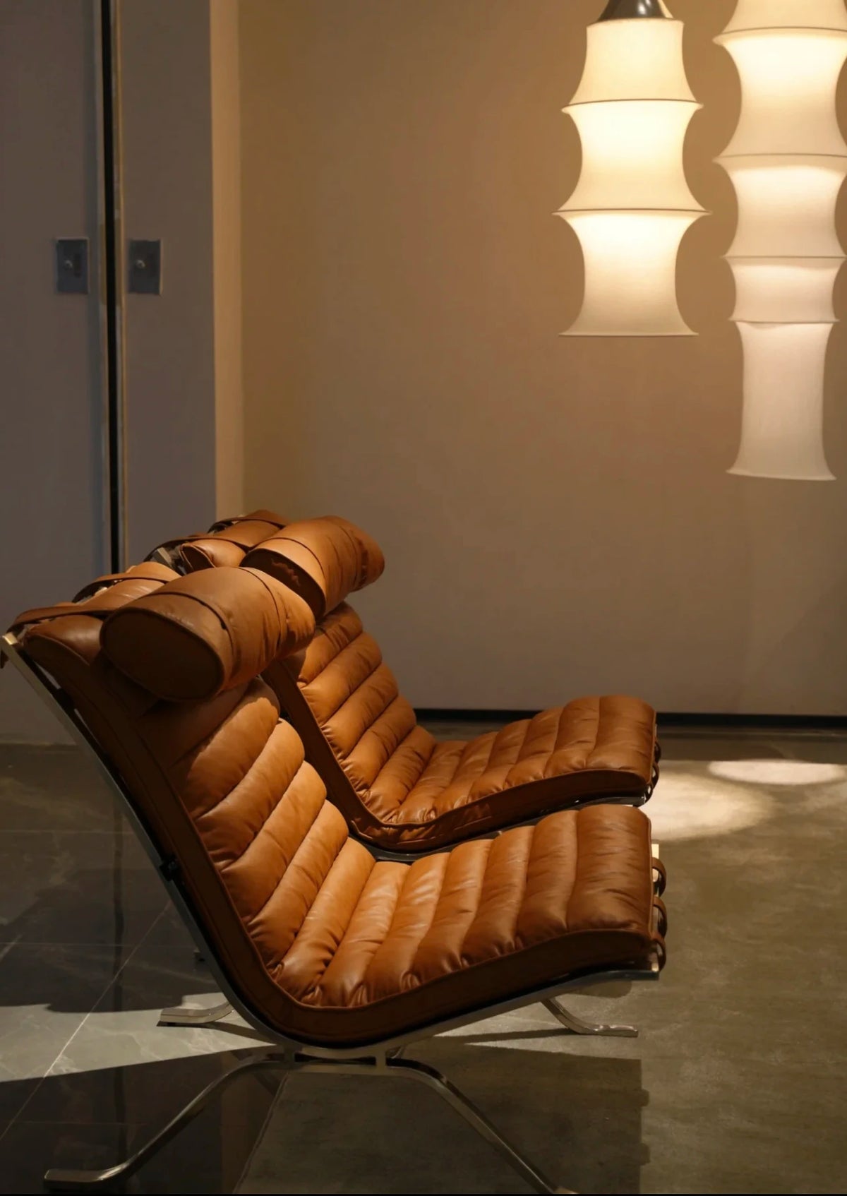 Retro Iron Sofa Chair, Antique Style Stainless Steel Leisure Chair, Family Living Room Balcony, Casual Italian Minimalism
