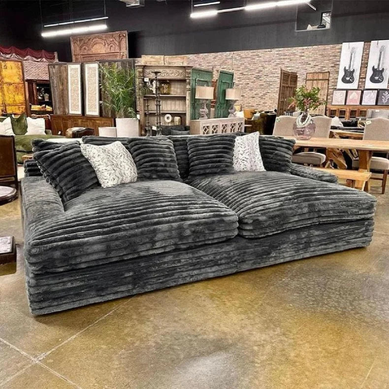 Luxury Living Room Furniture Waterproof Velvet Fabric Modular Sectional Sofa in Box Vacuum Compression Sofa Sets Hotel Villa