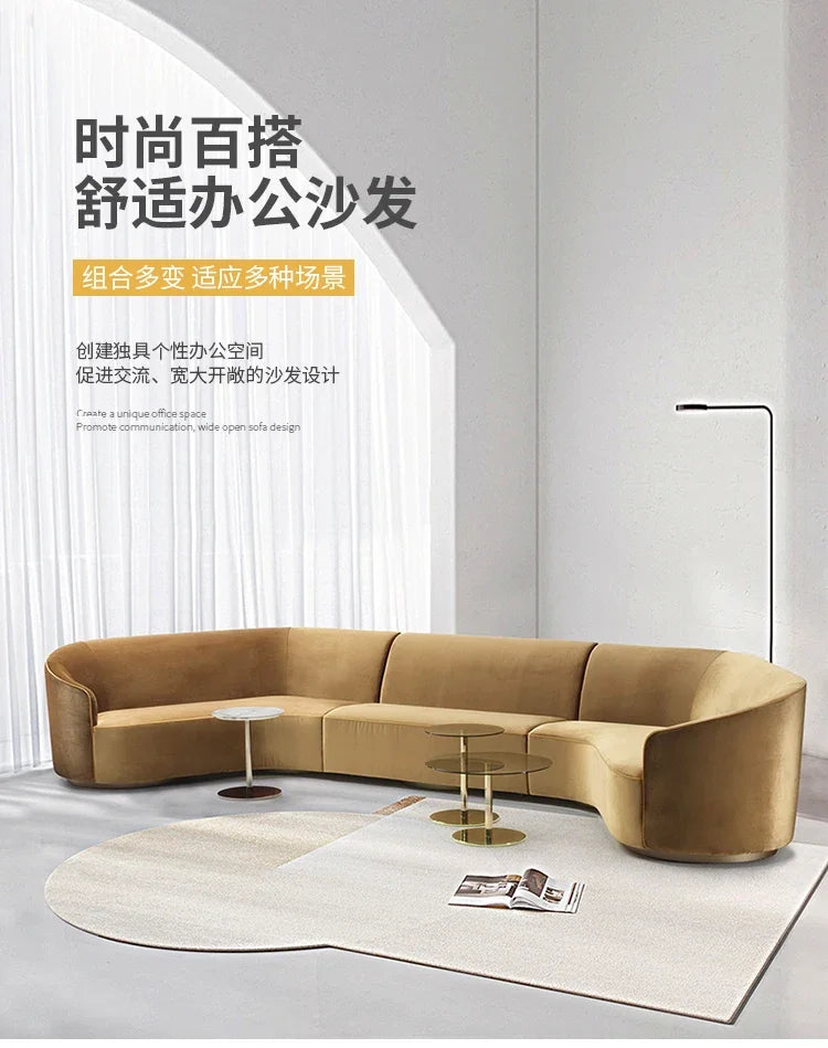 YH8  Modern office leisure sofa personalized creative  hotel lobby lounge area reception living room special-shaped combination
