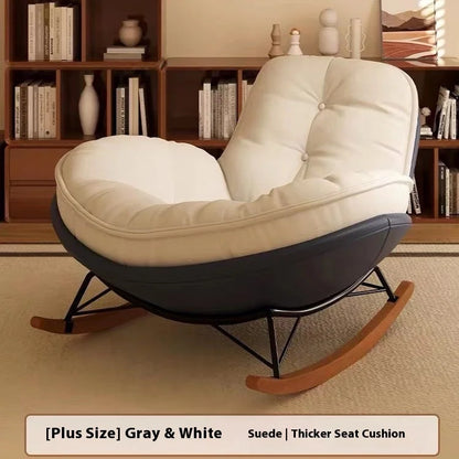 Nordic-style rocking chairs, chairs for rest, balconies, living rooms, leisure, lazy sofas, adult light stools, penguin chairs