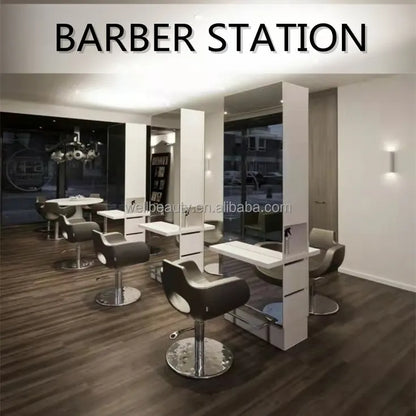 Barber Chair Retro Stylish Hairdressing Beauty Armrest Hydraulic King Hair Styling Classic Furniture Salon Barber Chair