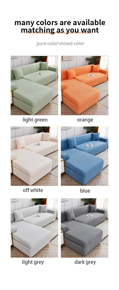 1 PC Jacquard Sofa Cover dustproof Sofa Cover For Living Room Protector Removable Washable Slipcover